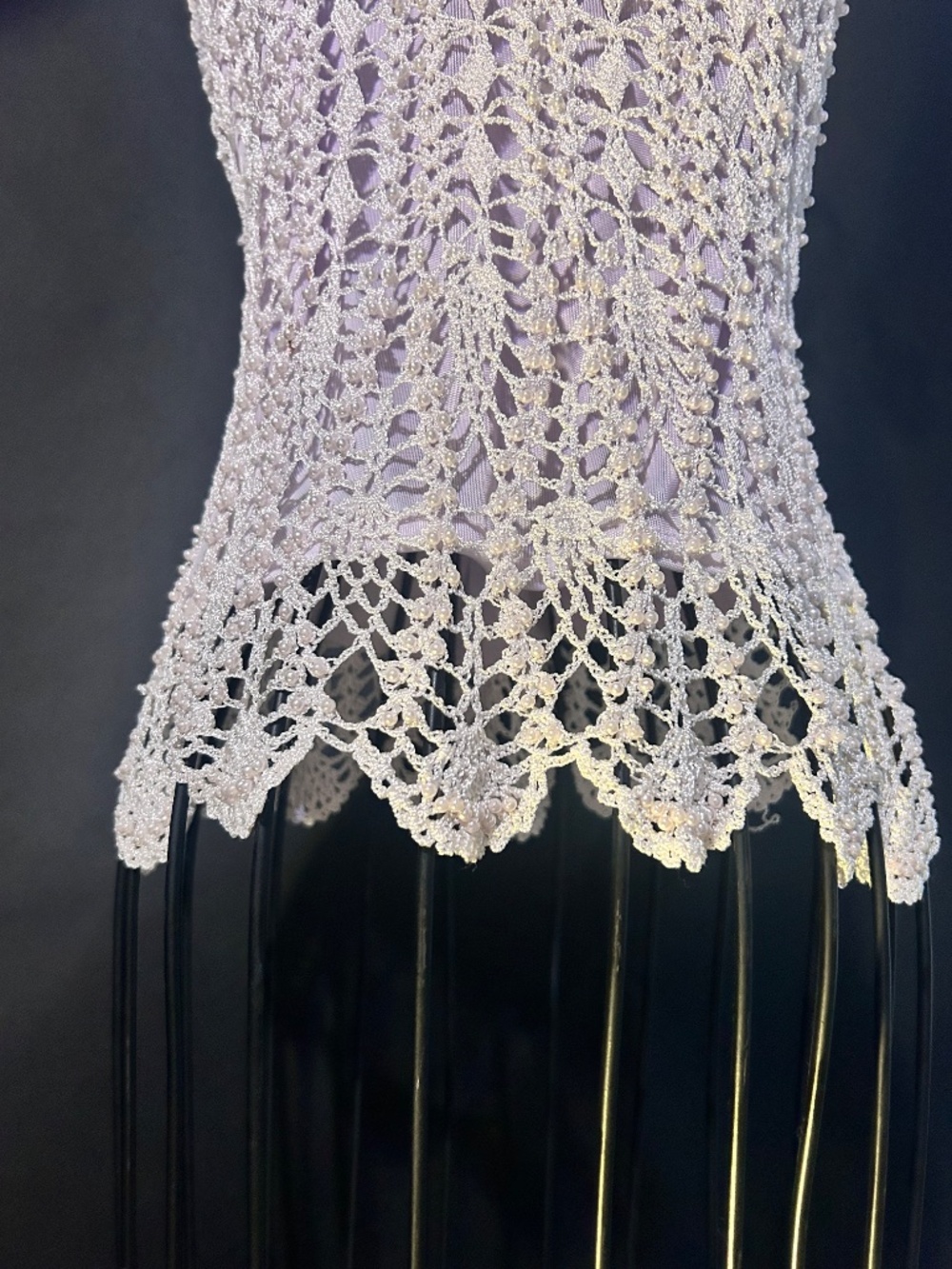 Beautiful Beaded weblike Tank Top - Picture 10 of 11